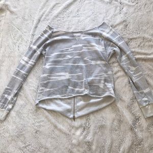 Grey Camo Sweater